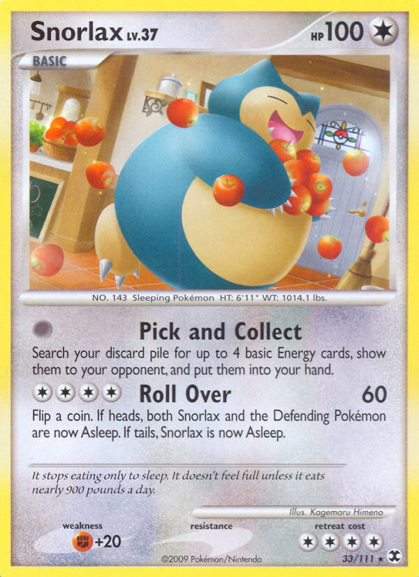 Rising Rivals Snorlax #33/111